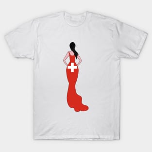 Switzerland Woman T-Shirt